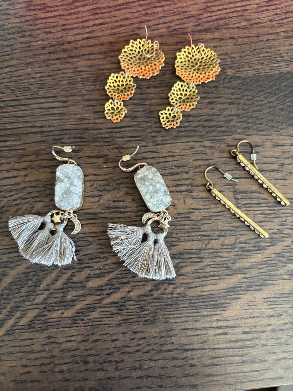 Chloe + Isabel Set of 3 Assorted French Wire Dangle Earrings